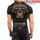 Rashguard à Manches courtes Santa Muerte 5.0 - Noir Profond/Or