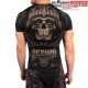 Rashguard à Manches courtes Santa Muerte 5.0 - Noir Profond/Or