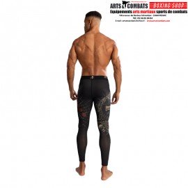 Pantalon de Compression Venum Santa Muerte 5.0 - Noir Profond/Or