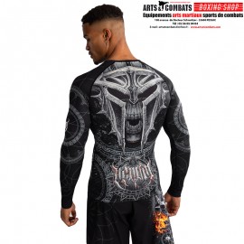 Rashguard à Manches Longues Venum Gladiator 5.0 - Noir/Argent