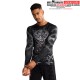 Rashguard à Manches Longues Venum Gladiator 5.0 - Noir/Argent