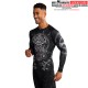 Rashguard à Manches Longues Venum Gladiator 5.0 - Noir/Argent