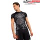 Rashguard à Manches Courtes Venum Gladiator 5.0 - Noir/Argent