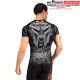 Rashguard à Manches Courtes Venum Gladiator 5.0 - Noir/Argent