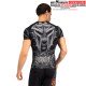 Rashguard à Manches Courtes Venum Gladiator 5.0 - Noir/Argent