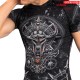 Rashguard à Manches Courtes Venum Gladiator 5.0 - Noir/Argent