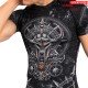 Rashguard à Manches Courtes Venum Gladiator 5.0 - Noir/Argent
