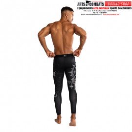 Pantalon de Compression Venum Gladiator 5.0 - Noir/Argent