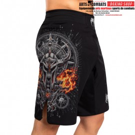 Short de combat Venum Gladiator 5.0 - Noir/Argent
