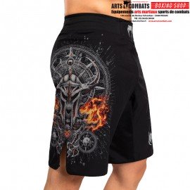 Short de combat Venum Gladiator 5.0 - Noir/Argent