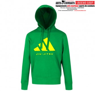 Sweat-shirt à capuche Adidas Jiu Jitsu – Vert