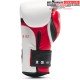 Gants de boxe cuir Léone Technico N3 Blanc