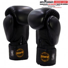 Gants de boxe Microfibre Velcro SKS Noir