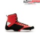 CHAUSSURES DE BOXE LÉONE NOIR/ROUGE/ BLANC