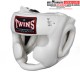 CASQUE DE BOXE TWINS BLANC