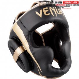 CASQUE DE BOXE VENUM ELITE - NOIR/DORÉ