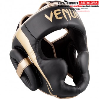 CASQUE DE BOXE VENUM ELITE - NOIR/DORÉ