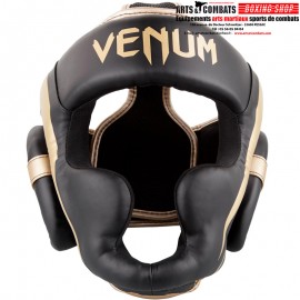 CASQUE DE BOXE VENUM ELITE - NOIR/DORÉ
