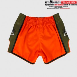 Short de Muay Thaï Fairtex Orange/ Vert