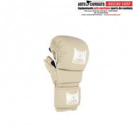 GANTS MMA SPARRING "THE SHELL" DESERT STORM METAL BOXE