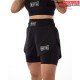 SHORT 2 IN 1 FEMME NOIR METAL BOXE