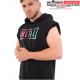 HOODIE SANS MANCHE  NOIR MIAMI VICE METAL BOXE