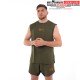OVERSIZED TRAINING TANK OLIVE METAL BOXE