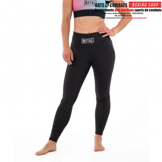 LEGGING FEMME METAL BOXE NOIR