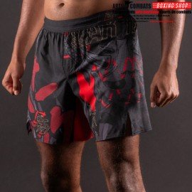 SHORT DE MMA BAR TACK AEROMAX™ «ONI 鬼» - NOIR