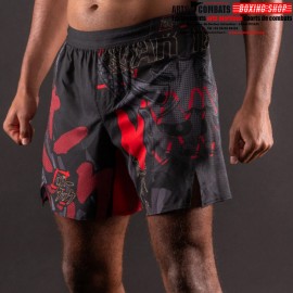 SHORT DE MMA BAR TACK AEROMAX™ «ONI 鬼» - NOIR