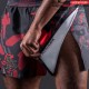 SHORT DE MMA BAR TACK AEROMAX™ «ONI 鬼» - NOIR
