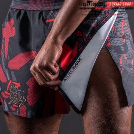 SHORT DE MMA BAR TACK AEROMAX™ «ONI 鬼» - NOIR