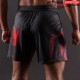 SHORT DE MMA BAR TACK AEROMAX™ «ONI 鬼» - NOIR