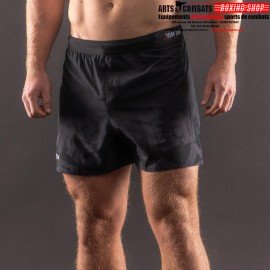 SHORT DE MMA BAR TACK AEROLITE™ «KUROGANE 黒鉄» - NOIR