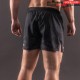 SHORT DE MMA BAR TACK AEROLITE™ «KUROGANE 黒鉄» - NOIR
