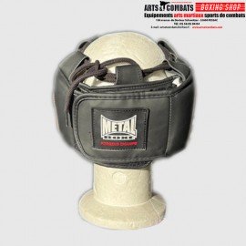 Casque Métal Boxe avec protection du nez en polycarbonate