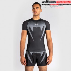 Rashguard Venum No Gi - Noir/Gris Argenté