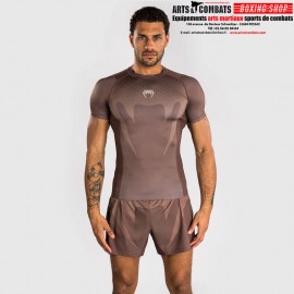 Rashguard Venum No Gi - Marron Chocolat