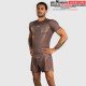 Rashguard Venum No Gi - Marron Chocolat
