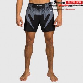 Short de Combat Venum No Gi - Noir/Gris Argenté