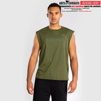 T-shirt Venum Boxing VT sans manches – Vert Militaire
