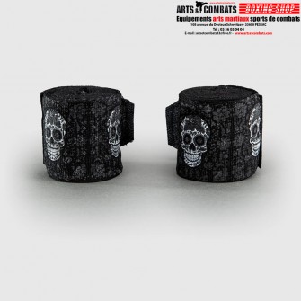 Bandes de Boxe Venum Santa Muerte – Noir/Blanc