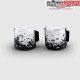 Bandes de Boxe Venum Bats Night – Noir/Blanc