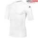 Rashguard adidas Judo Manches Courtes Lycra Blanc