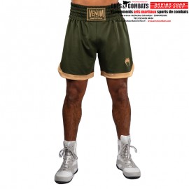 Short de boxe Venum Classic - Vert Militaire/Sable