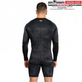 Rashguard à manches longues Venum x Chimaev - Noir/Gris