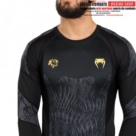Rashguard à manches longues Venum x Chimaev - Noir/Gris
