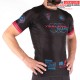 Rashguard sport de combat - Velha Boipeba Noir/Rose/bleu