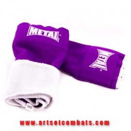 MITAINES FITNESS VIOLET METAL BOXE