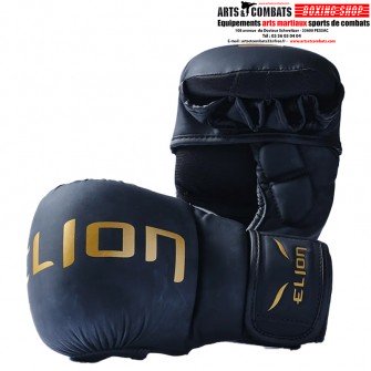 Gants MMA ELION Super Sparring - Noir/Or